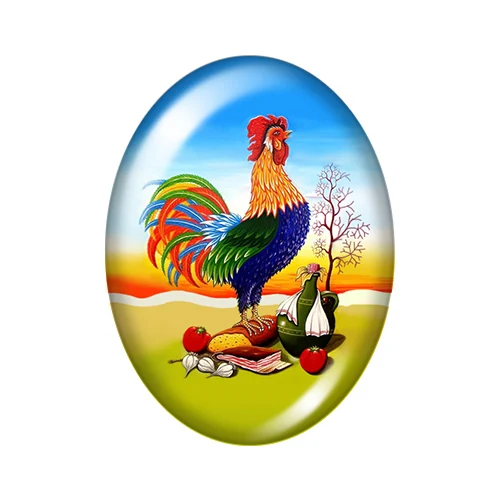 Овальный петух 10 шт. 13 х8 мм/18 х2 5 мм/30 х40 мм