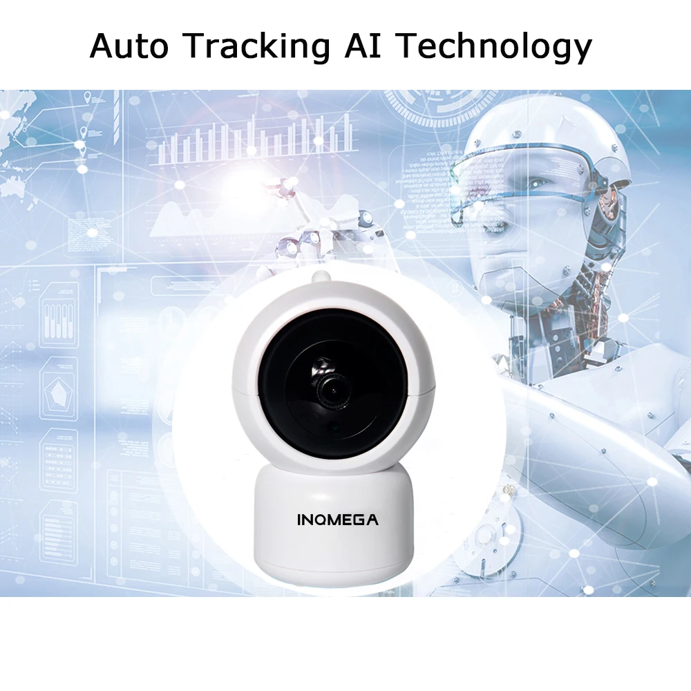 1080 P nube IP inteligente Auto Seguimiento de la vigilancia seguridad del hogar humano CCTV red Mini Wifi Cam| |