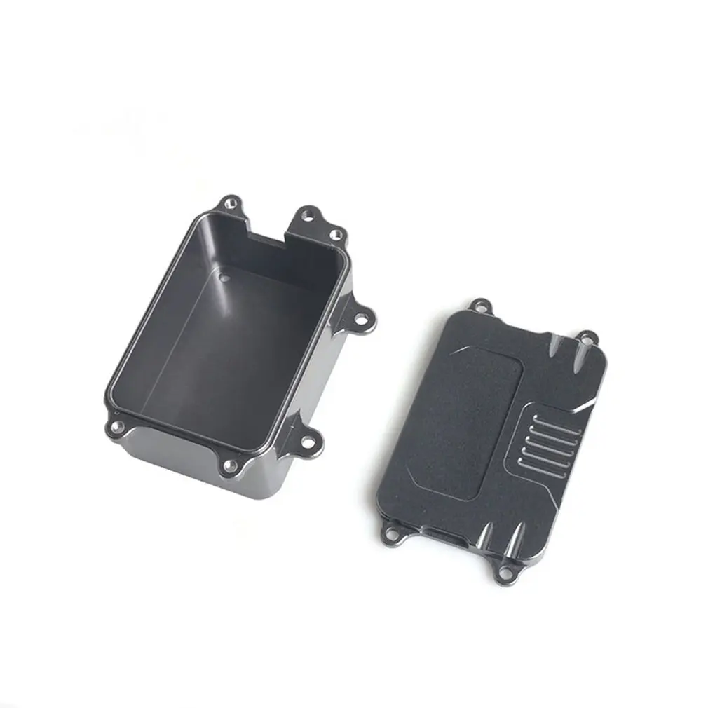 Lightweight Durable Metal Receiver Box ESC for 1/10 RC Crawler Car Axial SCX10 RC4WD D90 D110 Upgrade Parts | Игрушки и хобби