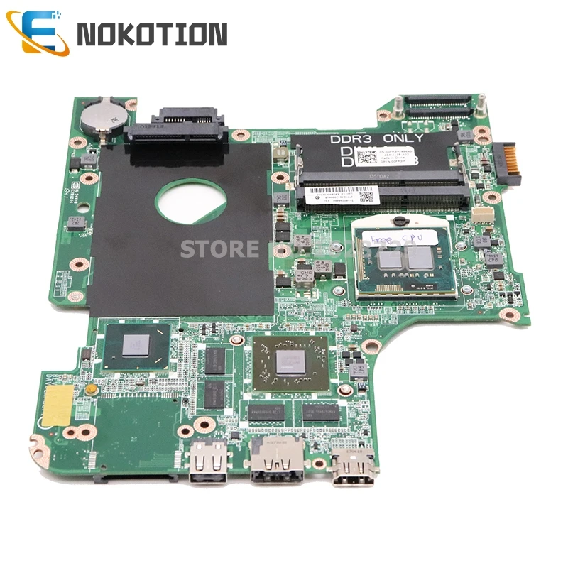 NOKOTION ноутбук материнская плата для Dell Inspiron 14R N4110 HM67 HD6630M 1 ГБ DAV02AMB8F1 CN-00FR3M 00FR3M 0FR3M материнская плата
