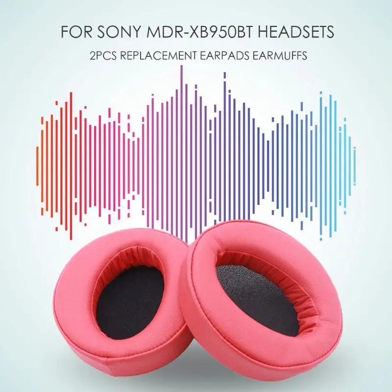 Новые 2шт запасные наушники накладки для ушей подушки протеиновая кожа снижают