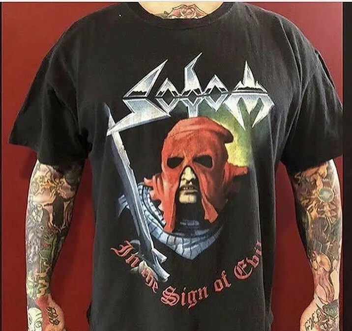 SODOM Band футболка унисекс Sz. (XL) в знак злого немецкого троса металла|Мужские