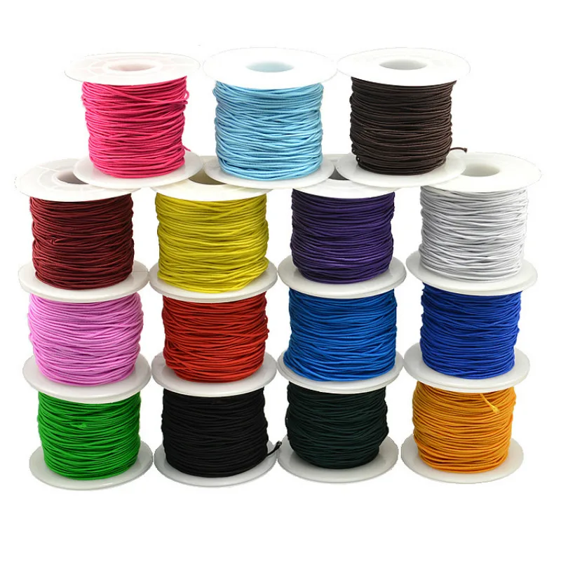 0 8 мм круглая эластичная нить для бусин нейлоновая растягивающаяся