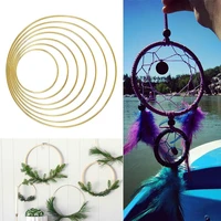 70 dropshipping10pcs dream catcher ring sturdy multi purpose iron garland wreath hoops for home