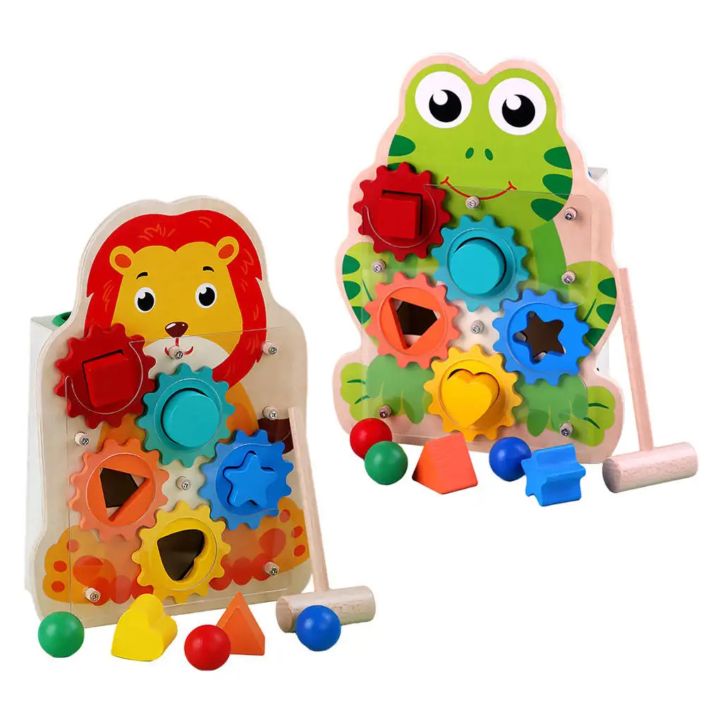 

Доска-пазл, сочетающаяся с тщательной полировкой деревянная форма для малышей