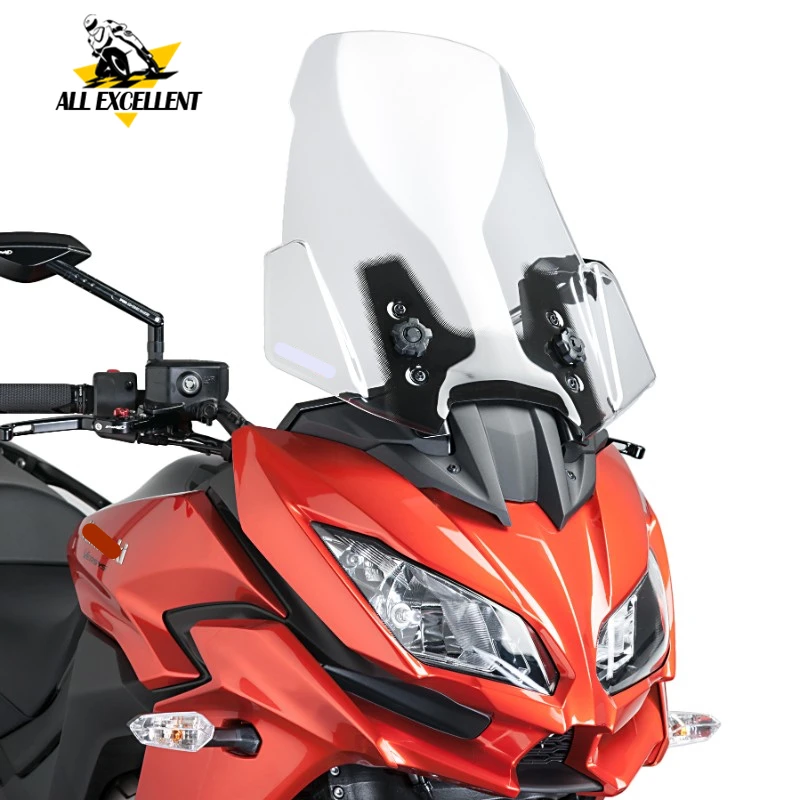 Ветряной экран мотоцикла для Kawasaki Versys 650 1000 LT 2015 2018 Versys1000 2012 2014 защита ветрового