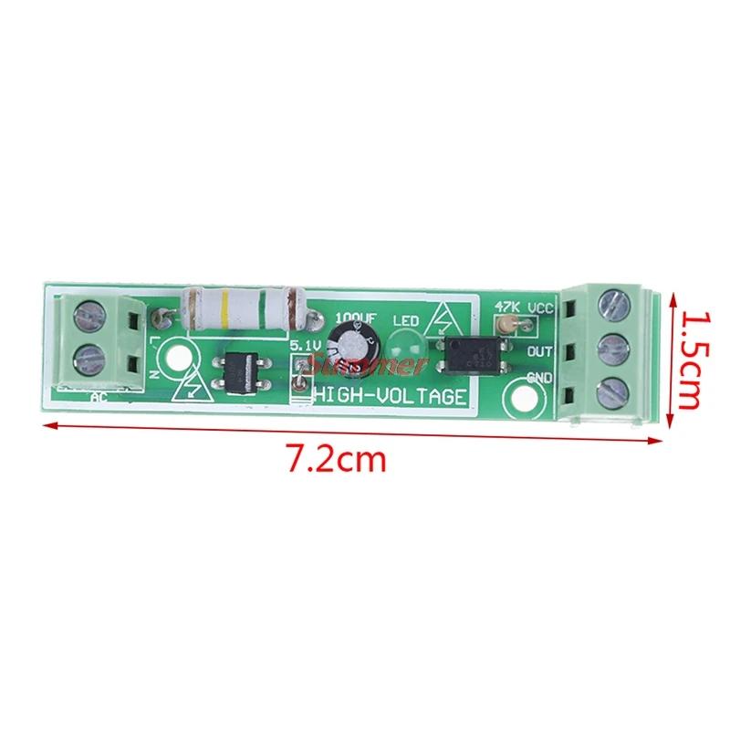 

1Pcs New Channel AC Optocoupler Isolation Module High Voltage Opto Isolator Voltage Detect Board For Fotoaccoppiatore Module