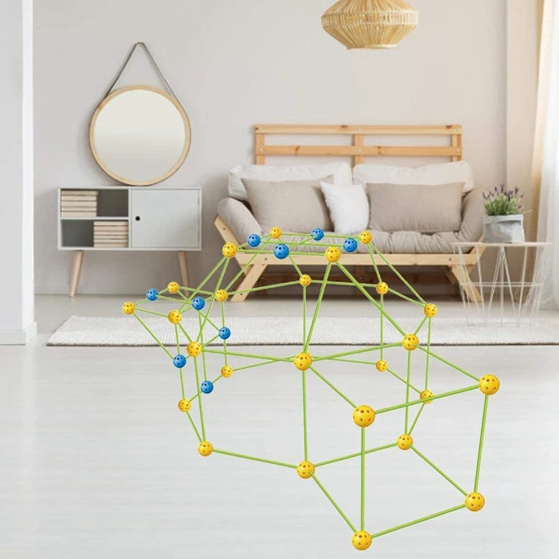 

Fort Building,Kids Construction Fort Building Castles Tunnels Tents Gift for Boys Girls, DIY 3D Play House Building Toys