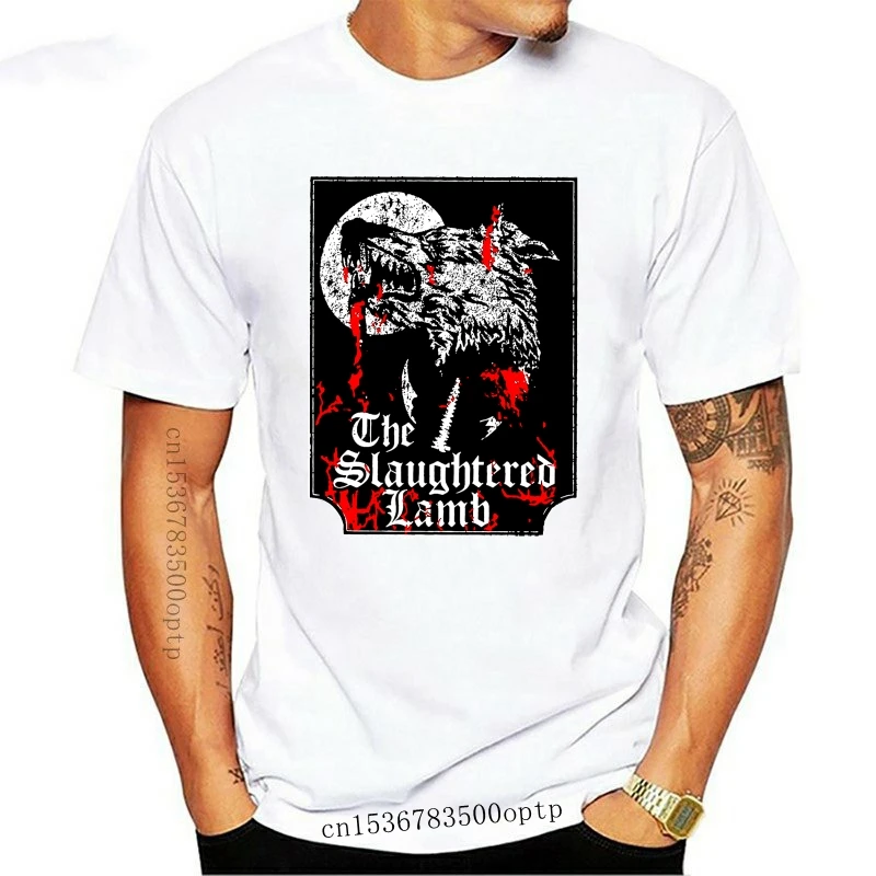 

Новинка 2021, футболка в лондонском стиле с изображением американского оборотенка, Мужская футболка с напечатанным экраном, Культовая класси...