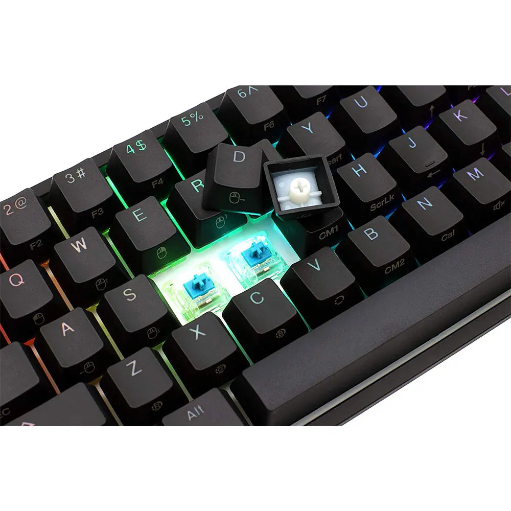 100% Original Ducky One 2 Mini V2 Mechanical Keyboard RGB Led 60% Double Shot PBT Gaming Keyboard Cherry Mx Switch Keyboards
