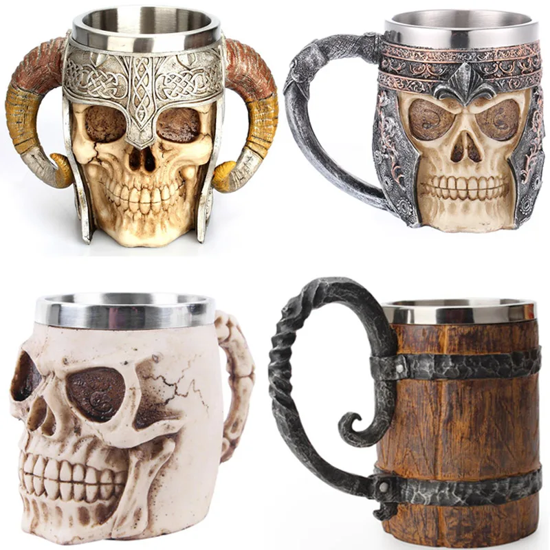 480 мл 600MLSimulation сырой древесины кружка с двойными стенками Изолированные Стакан