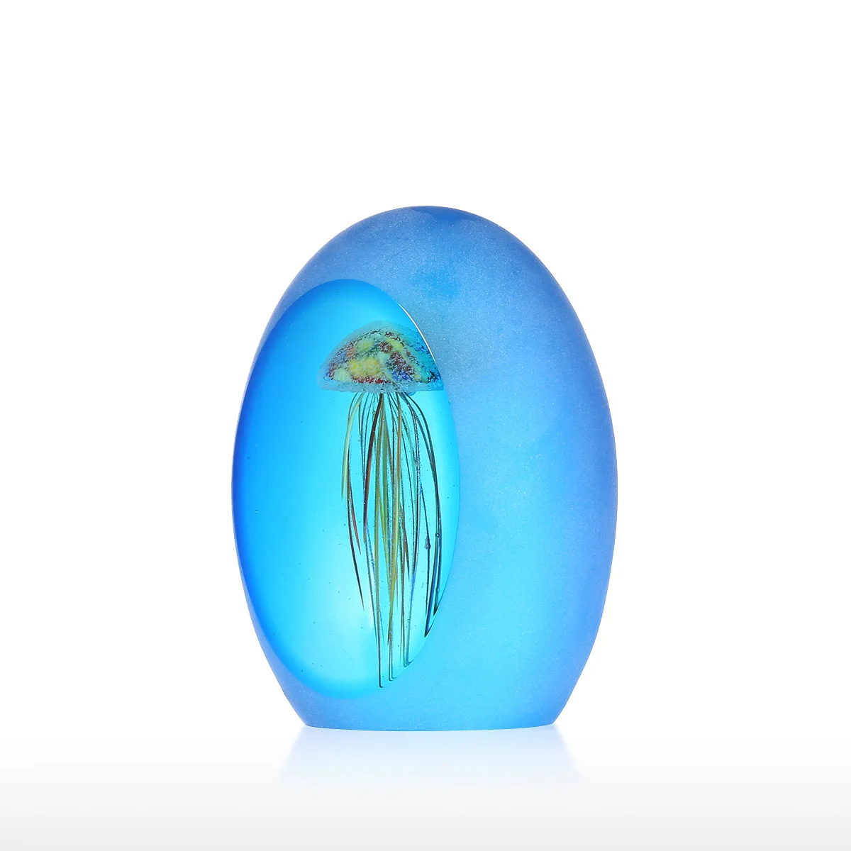 Украшение дома голубое Медузы с светильник база штепсельная вилка американского