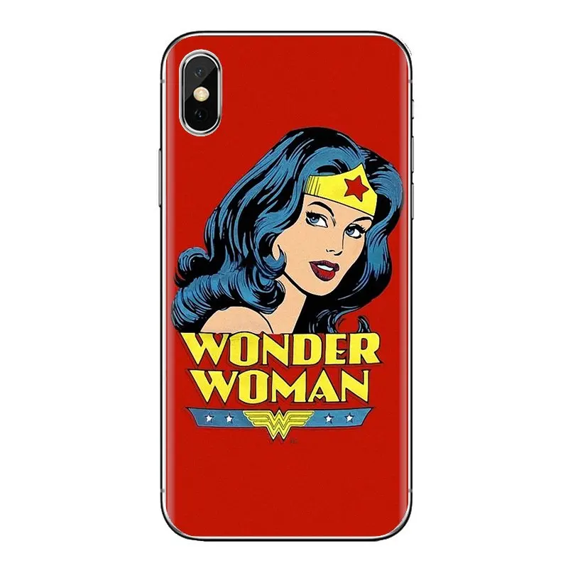 Для Xiao mi 6 A1 Max x 2 5X 6X Red Note 5 5A 4X 4A A4 4 3 Plus Pro прозрачные мягкие чехлы Чехлы dc Wonder Woman |