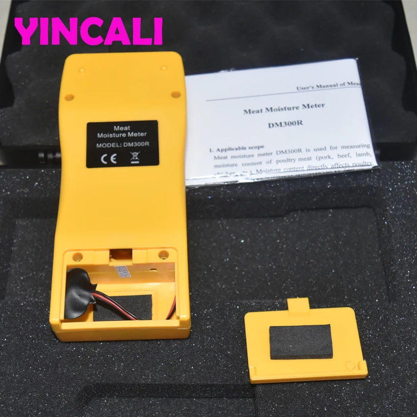 Быстрая доставка Портативный цифровой измеритель влажности мяса DM300R тестер