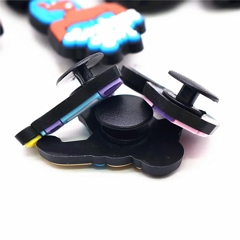 Hot Sale 1pcs Pretty Dope Shoe Charms PVC for Heart-shaped Cowboys Girl Slippers Accessories Clogs Decorations Girl Friend Gifts