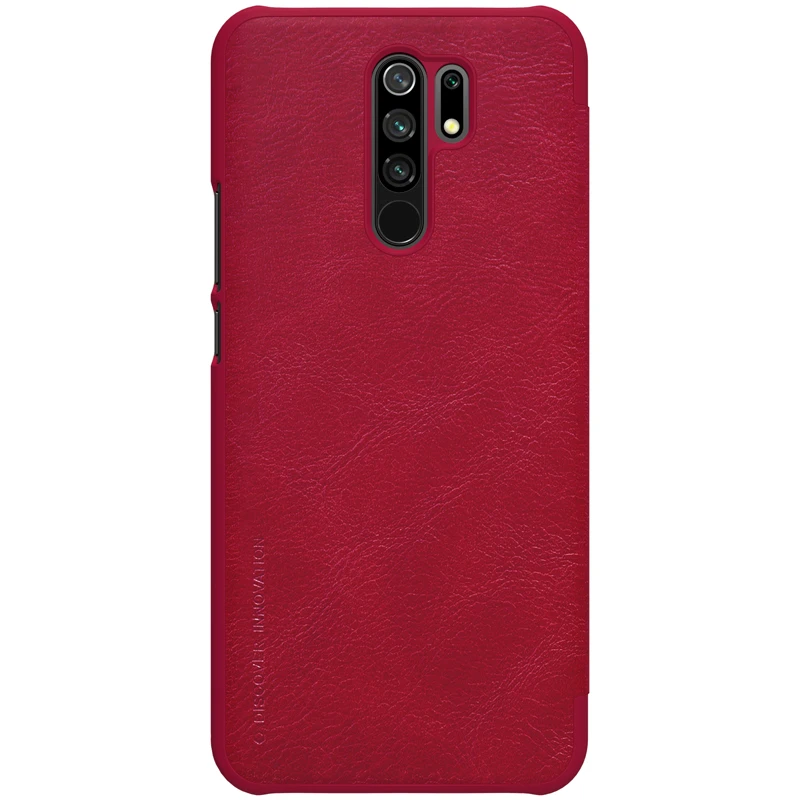 Чехол NILLKIN QIN Series с откидной крышкой для Xiaomi Redmi 9 кожаный чехол карманом карт