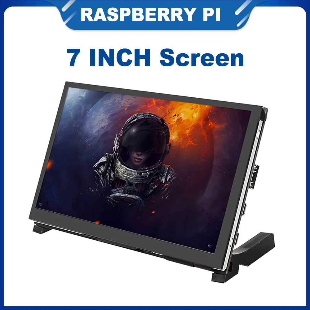 

7-дюймовый сенсорный экран ITINIT R163 Raspberry Pi 4 Model B, 1024x60 0 IPS емкостный ЖК-дисплей с динамиком для Raspberry Pi 3B + 3B