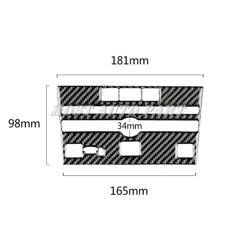 Центральная консоль из углеродного волокна обшивка для панели CD Infiniti Q60 Coupe 2013 2019