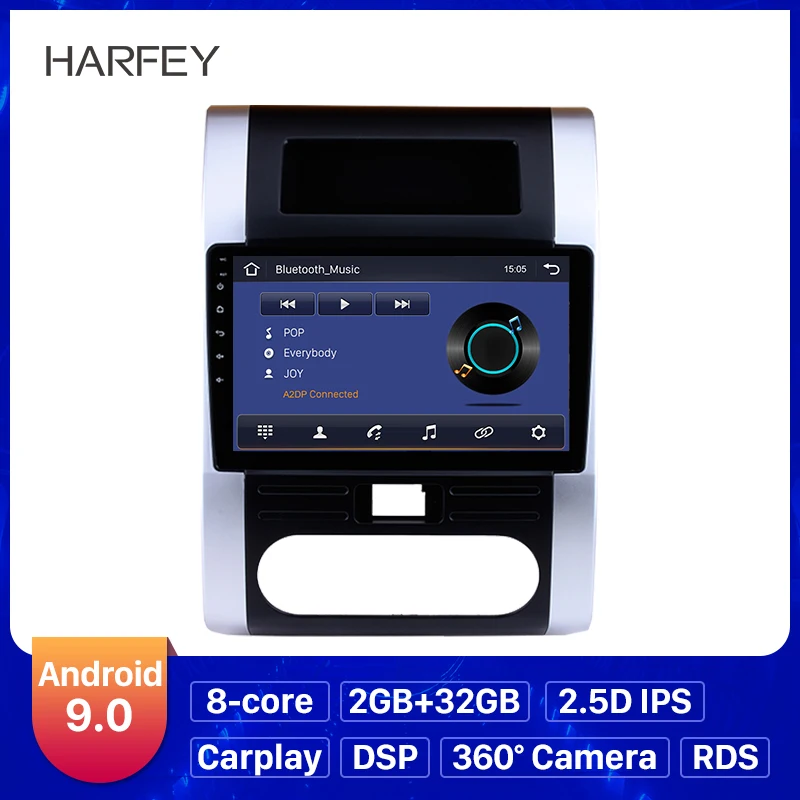 Автомагнитола Harfey 10 1 дюймов Android 9 0 для 2008-2012 NISSAN X-TRAIL Dongfeng MX6 Автомобильный