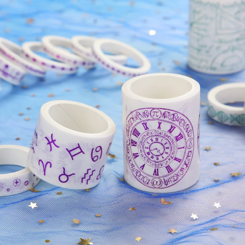 Лента Washi 10 шт./компл. милая лента для горячего тиснения kawaii klebeband скрапбукинга fita