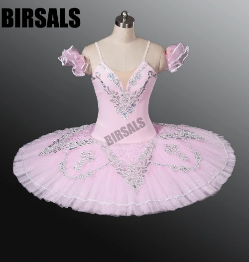 Женский розовый профессиональный костюм для балерины BT8931E|pancake tutu|professional ballet