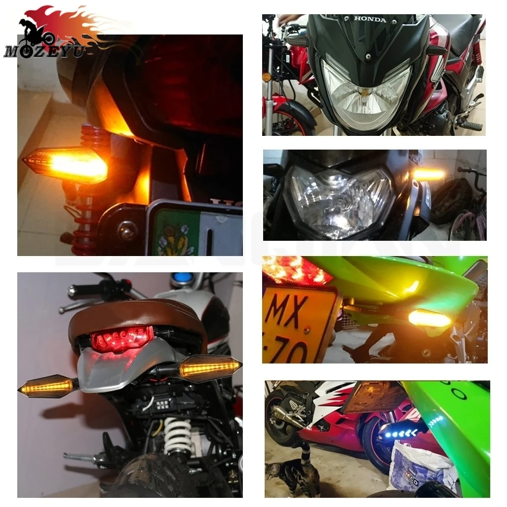 Мотоцикл сигнальный светильник мигающий 12 Светодиодный s для HONDA XADV X ADV 750 MSX125 CRF1000L