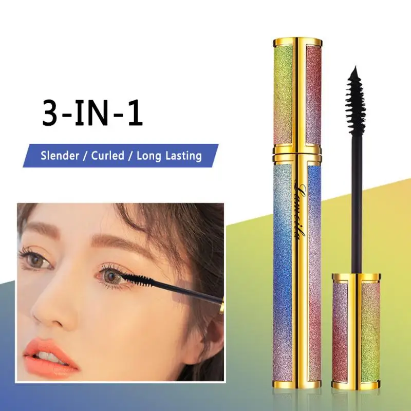 Тушь для ресниц 1 шт. быстросохнущая Черная тушь наращивания натуральный макияж