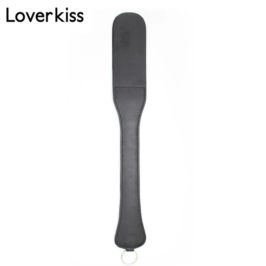 Loverkiss 30 см искусственная кожа БДСМ шлепка блестящее весло двухслойные флиртовые
