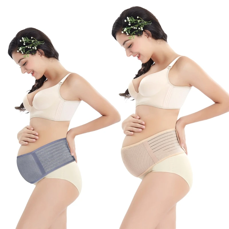 

Maternity Belt Breathable Pregnancy Back Support Tummy Belly Band Brace Lightweight Abdominal Binder