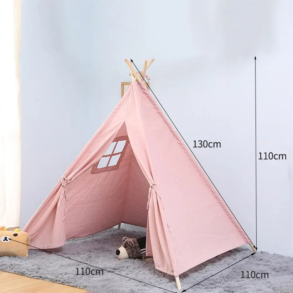 1 35 м большой Unbleached холст дом Tipi тент Портативный детская палатка индийский