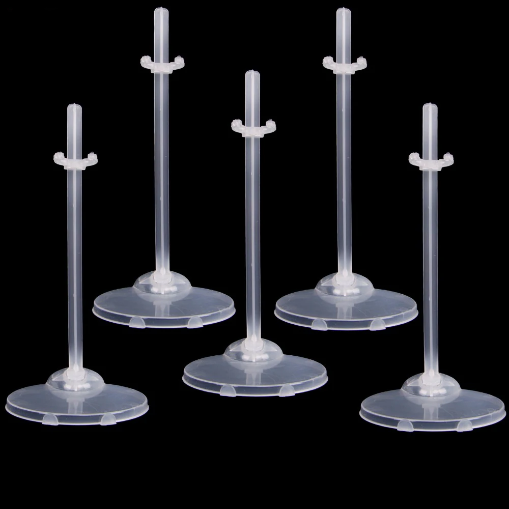 5 шт. подставки для куклы Дисплей поддержки талии модель розового и фиолетового