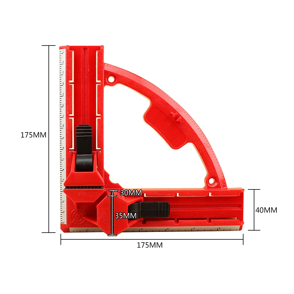 Регулируемый зажим под углом 90 градусов, зажим под прямым углом, пластиковый угловой деревянный зажим, фоторамка, тиски для плотницкой работы, для деревообработки