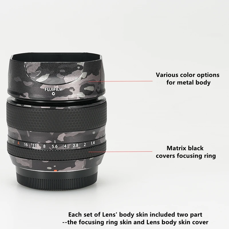Защитная пленка для объектива Fuji XF35 F1.4 R / 35 1 4 Premium Decal Skin Fujifilm Fujinon XF35mm F1.4R Виниловая