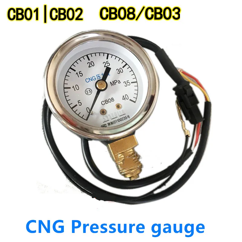 Автомобильный манометр из нержавеющей стали с природным газом Cng| |