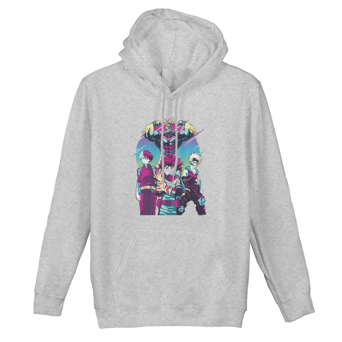 

Men's Hoodie My Hero Academia RetroPrint Custom Cotton Kawaii Oversized Sweat Homme 37657