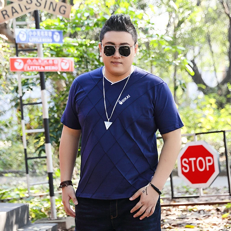 

7XL 8XL plus 6XL size Summer New T Shirts Men Cotton Vintage Patchwork Curl Loose Fit Casual Brand Clothing Fashion Tops