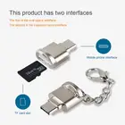 USB 3,0 Type C к Micro-SD TF адаптер OTG мини металлический кардридер смарт-кардридер для Samsung Huawei Xiaomi Прямая поставка