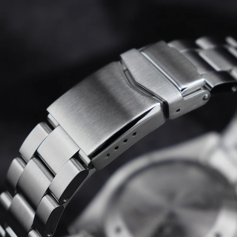 

Cronos Automatic Diving Watch Stainless Steel Bracelet 1000M Water Resistance Professional Diver Wristwatch Luminous Dial