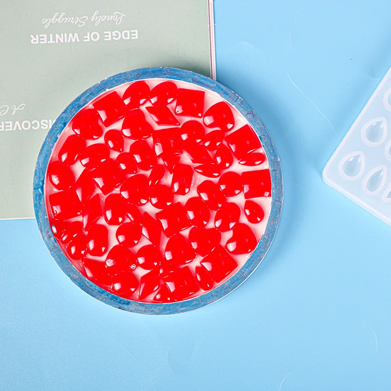 Форма для смолы силиконовая форма в форме круглого сердца шестиугольника