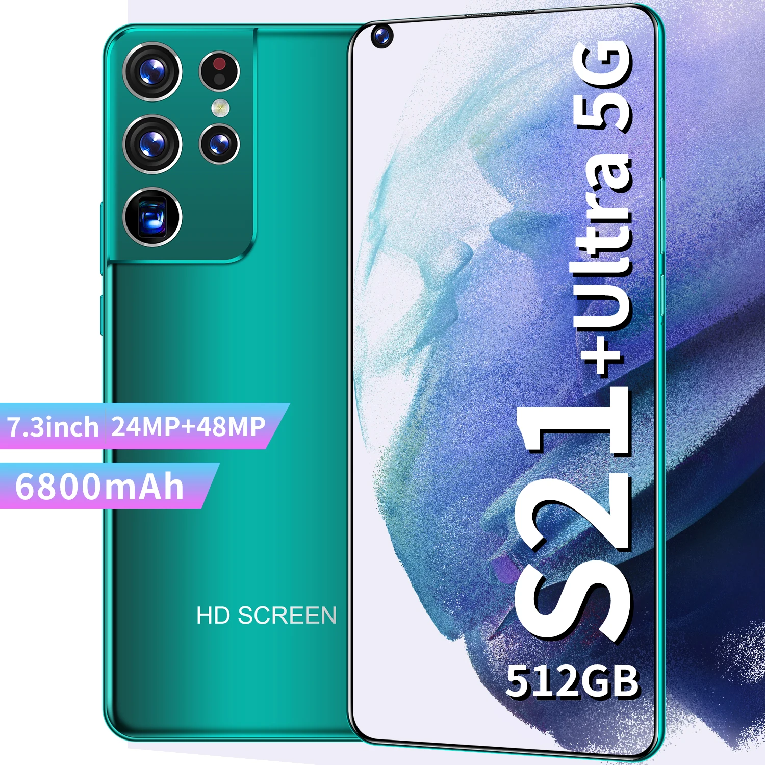 S21Ultra глобальная версия 7 3 дюймовых смартфонов 8 Гб Оперативная память 256 ГБ