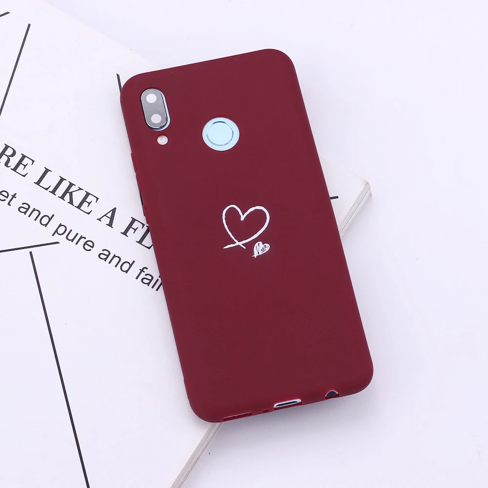 

For Samsung A41 A31 S8 S9 S10 S10e S20 Plus Note 8 9 10 A7 A8 Hearts Simple Lover Silicone Phone Case Cover Capa Fundas