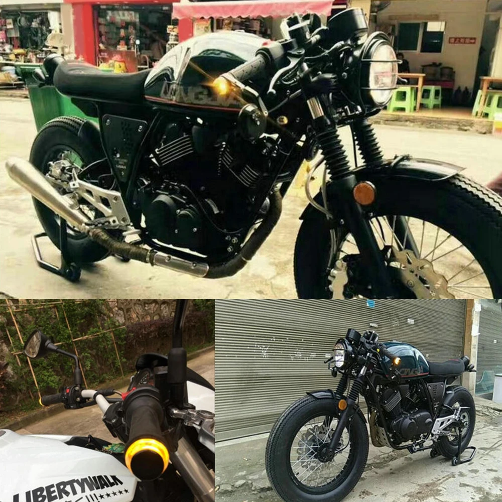 2 шт. мотоцикл модифицированный руль сигнала поворота автомобильный световой