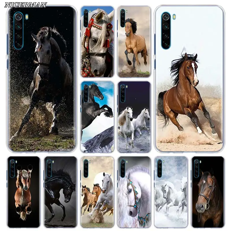 Жесткий чехол с лошадьми для Xiaomi Redmi Note 8T 7 8 Pro 9S 9 6 6A 7A 8A 9A 9C K20 K30 чехол|Бамперы| |