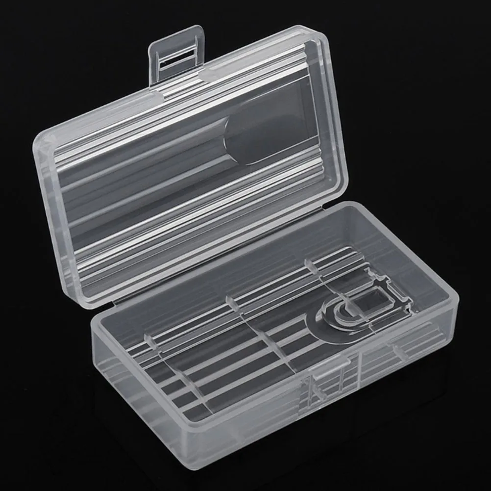 Прозрачный портативный жесткий пластиковый чехол держатель для аккумулятора