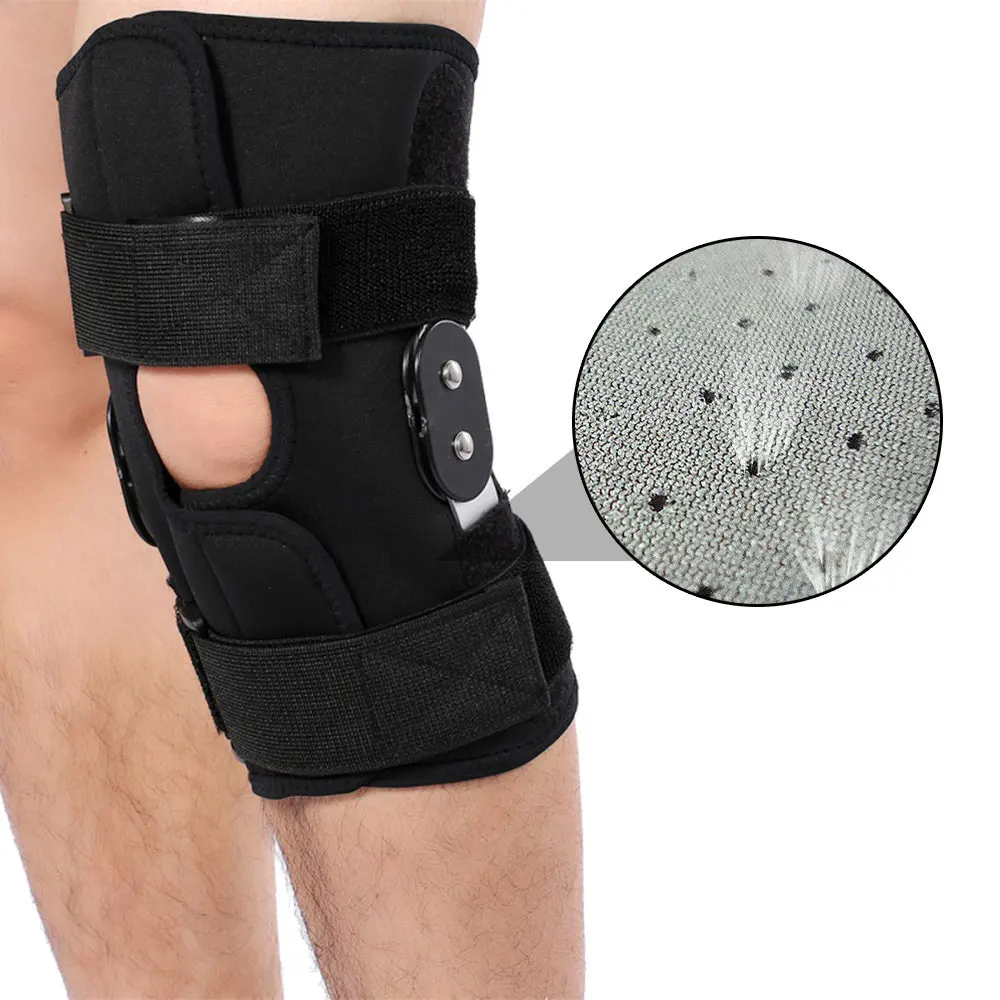 1 шт. шарнирный наколенник с поддержкой артрита регулируемые двойные