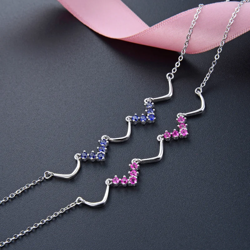 

17 Cm Wholesale Accessory Trendy Jewelry S925 Sterling Silver Waist Chain for Women Wave Brand Quality Female Bracelet with Box