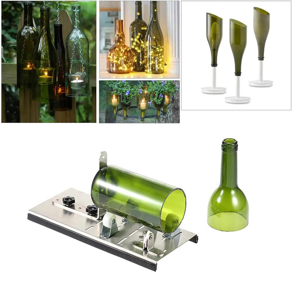 Резак для стеклянных бутылок из нержавеющей стали с 3 колесами инструмент резки