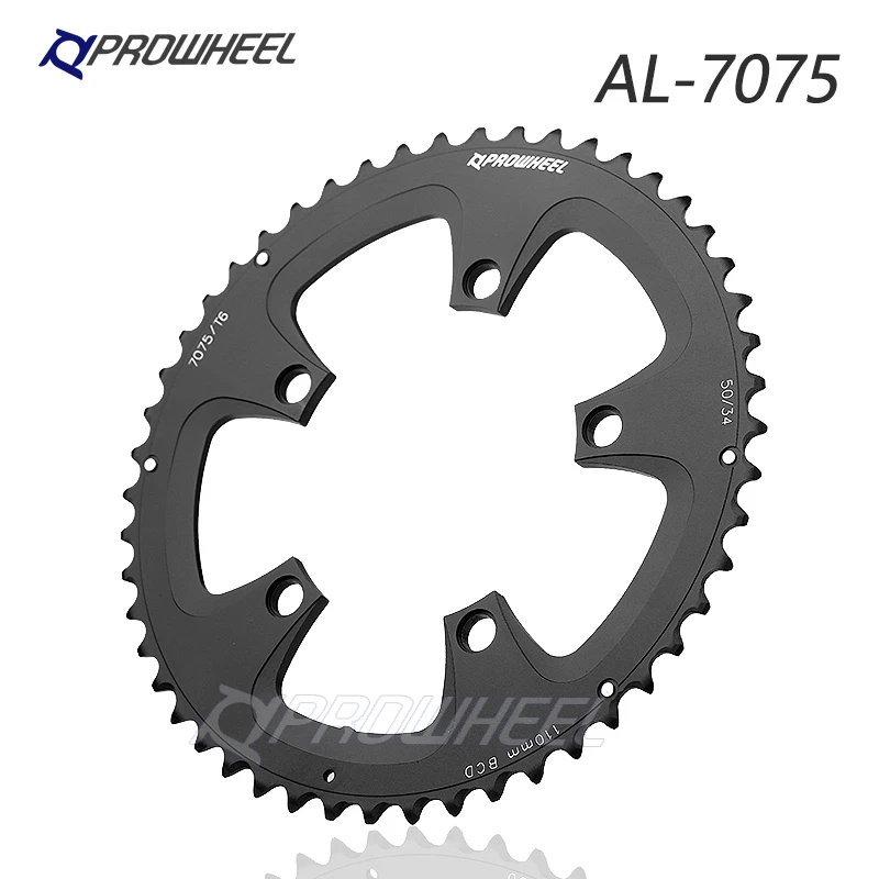 Звездочка для внедорожника PROWHEEL диаметром 110/130BCD 34/39/50/53T звездочка из