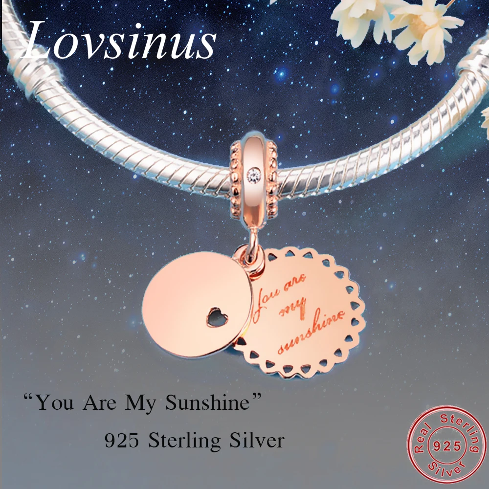 Подходят для оригинального Европейского браслета с подвесками из розового