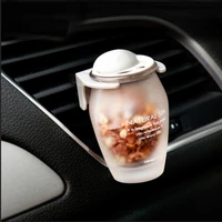 car zeolite air vent freshener fragrance perfume diffuser impregnated perfumes parfum frosted glass clip accessories interior